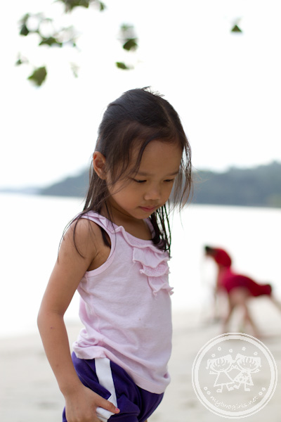Zaria at the beach